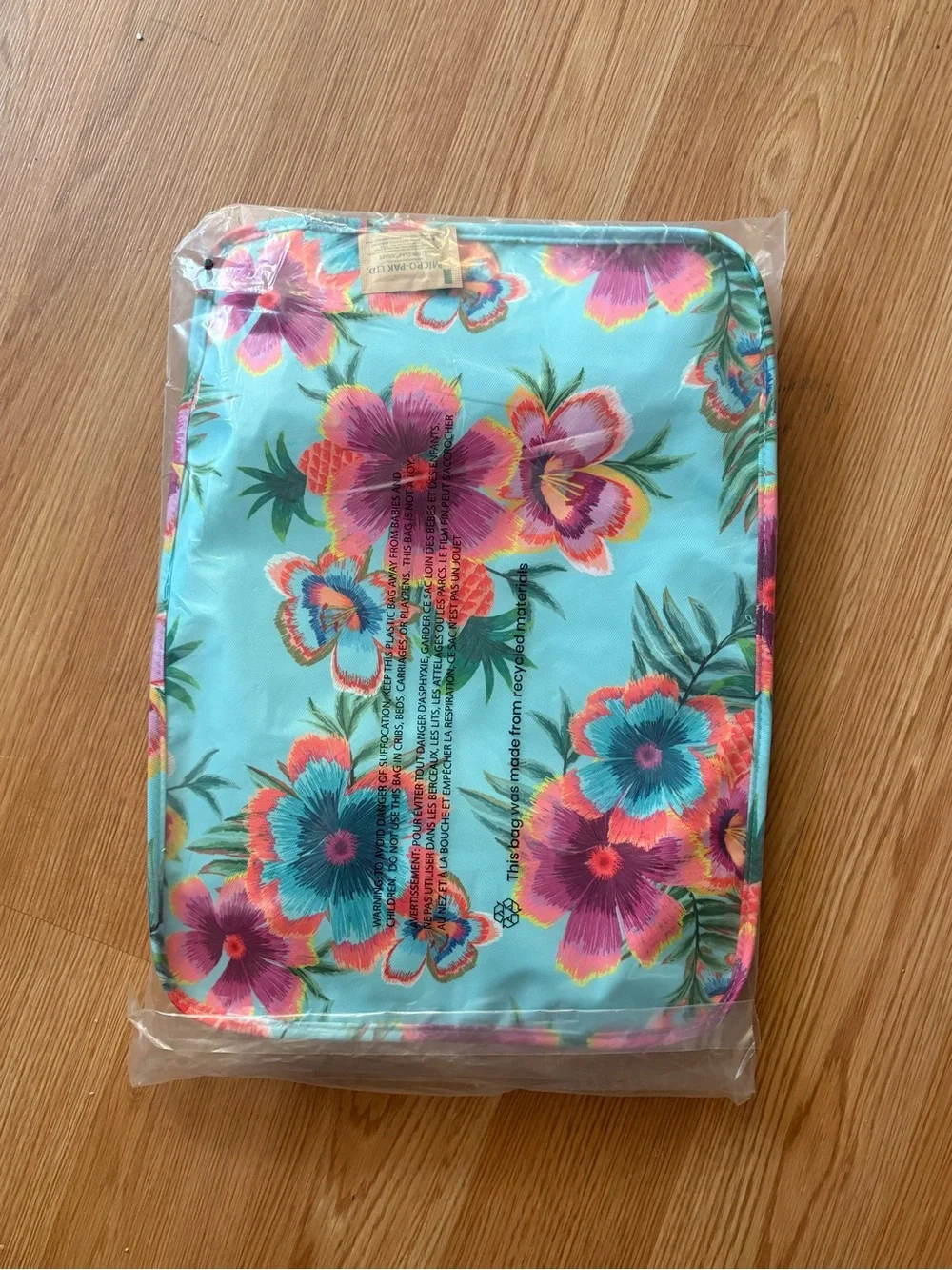 Packing Cubes - Floral Turquoise Set of 2